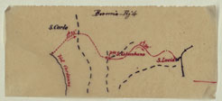 (N:25356) CARTA ITINERARIA D'ITALIA PER GLI ALPINI NORMALI D'ARCHIVIO CON AGGIORNAMENTO FINO AL 1910 EDIZIONE COMPLETA ANNO 1907 - FOGLIO 4 BORMIO. (CA007881, CA007882, CA007880) Carte e stampe antiche: riproduzione a colori su carta (formato A1)