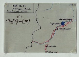 (N:25389) CARTA ITINERARIA D'ITALIA PER GLI ALPINI NORMALI D'ARCHIVIO CON AGGIORNAMENTO FINO AL 1910 EDIZIONE COMPLETA ANNO 1910 - FOGLIO 11 DOMODOSSOLA. (CA007894, CA007895, CA007896, CA007897, CA007898) Carte e stampe antiche: riproduzione a colori su carta (formato A1)