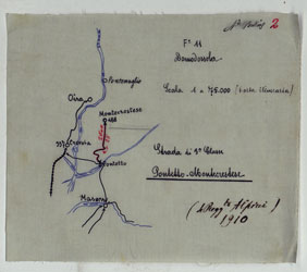 (N:25389) CARTA ITINERARIA D'ITALIA PER GLI ALPINI NORMALI D'ARCHIVIO CON AGGIORNAMENTO FINO AL 1910 EDIZIONE COMPLETA ANNO 1910 - FOGLIO 11 DOMODOSSOLA. (CA007894, CA007895, CA007896, CA007897, CA007898) Carte e stampe antiche: riproduzione a colori su carta (formato A1)