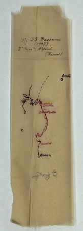 (N:25410) CARTA ITINERARIA D'ITALIA PER GLI APLINI NORMALI D'ARCHIVIO CON AGGIORNAMENTO FINO AL 1910 EDIZIONE COMPLETA ANNO 1909 - FOGLIO 33 BASSANO. (CA007932, CA007933) Carte e stampe antiche: riproduzione a colori su carta (formato A1)