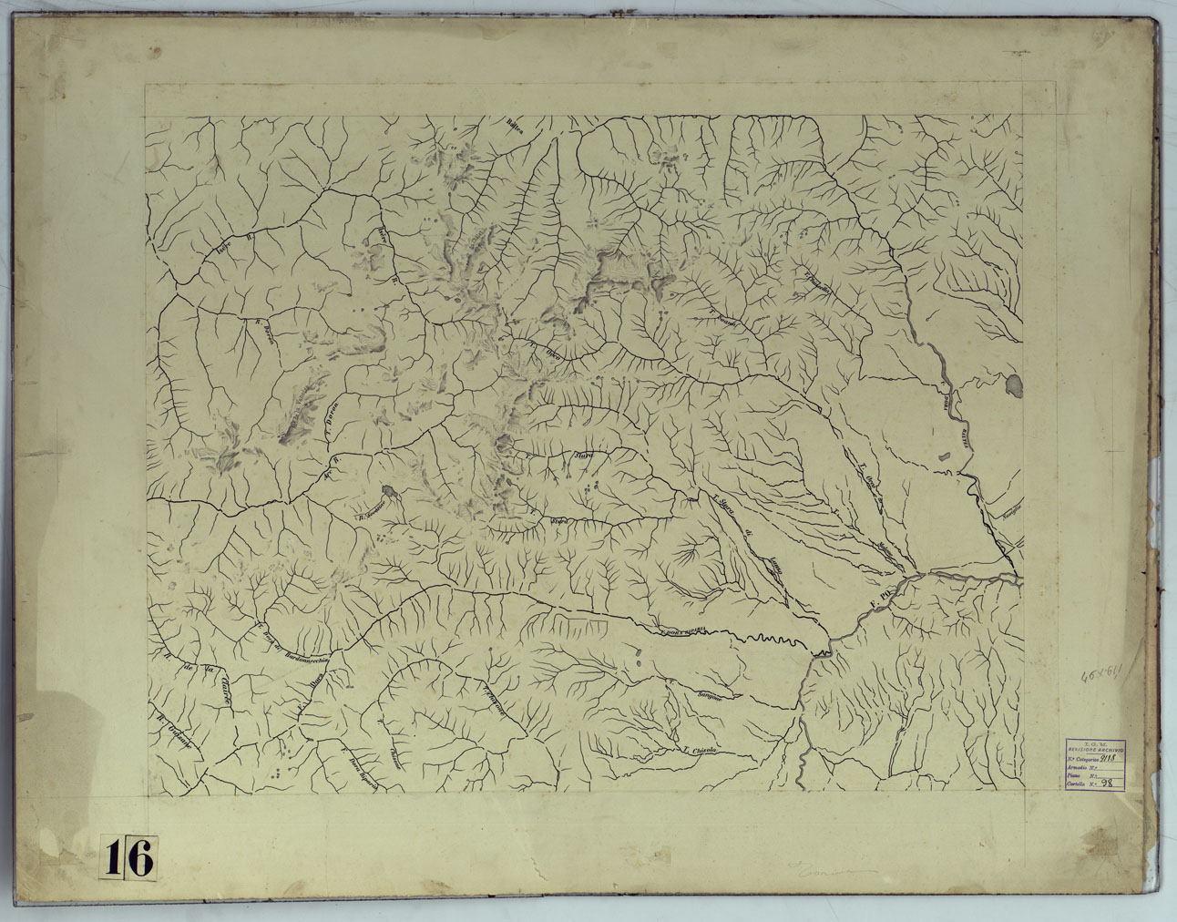 (N:25338) TORINO E DINTORNI. (CA008087) Carte e stampe antiche: riproduzione a colori su carta (formato A1)