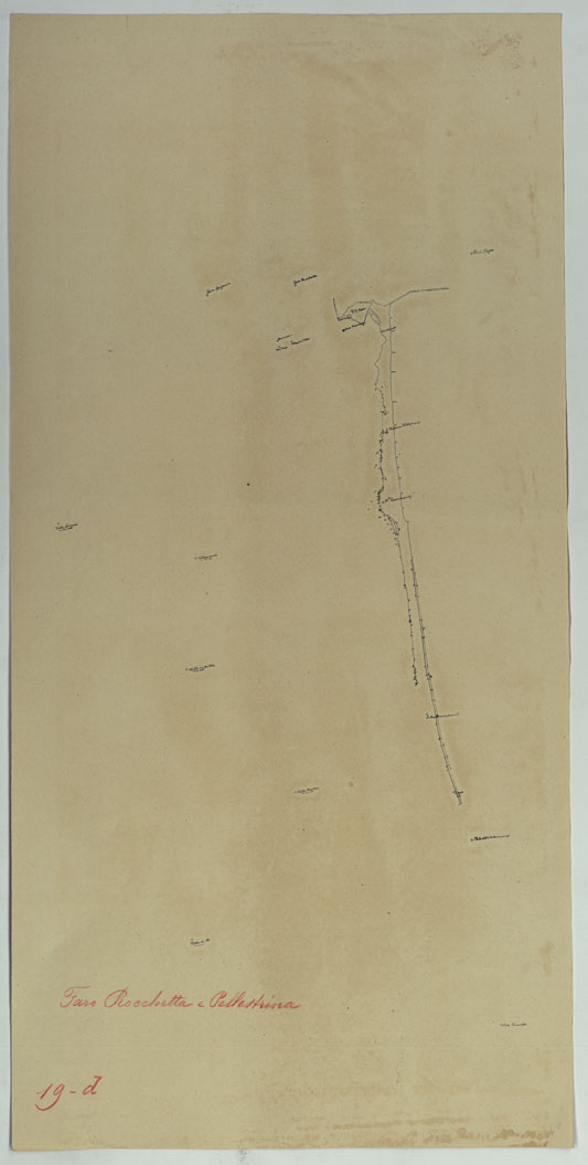 (N:25373) CARTA DELLA LAGUNA VENETA MINUTA DI CAMPAGNA N19D. (CA008220) Carte e stampe antiche: riproduzione a colori su carta (formato A1)