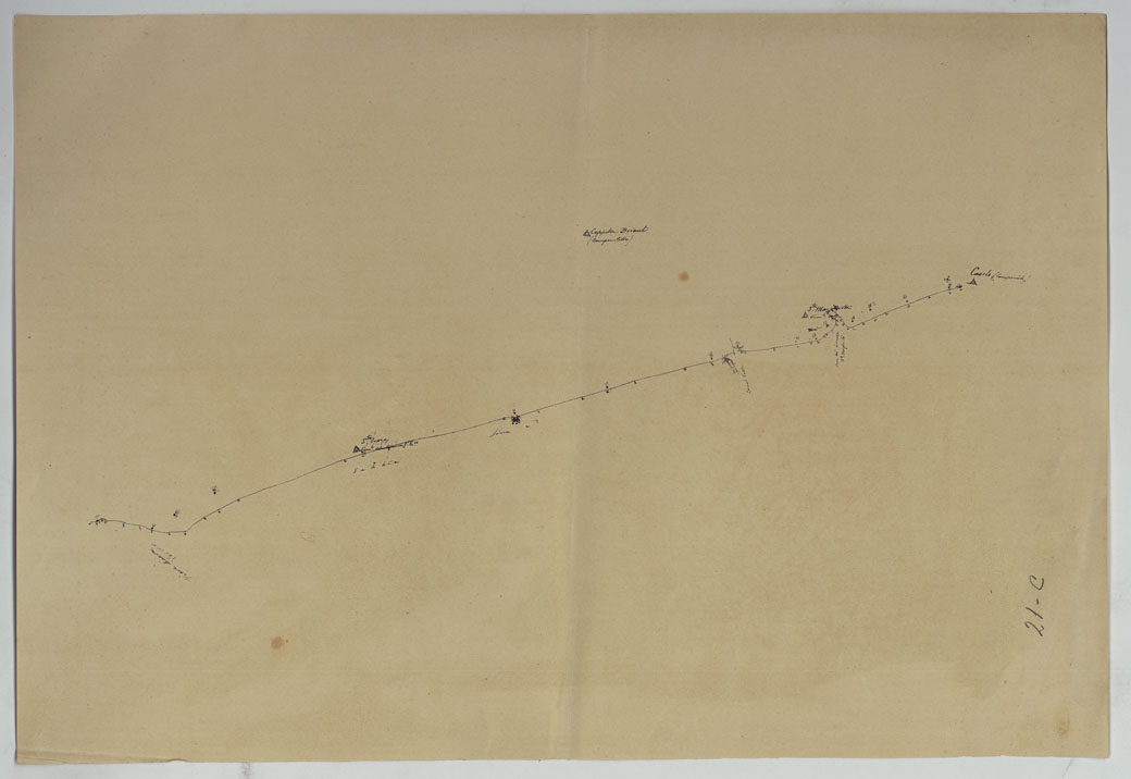 (N:25374) CARTA DELLA LAGUNA VENETA MINUTA DI CAMPAGNA N21C. (CA008221) Carte e stampe antiche: riproduzione a colori su carta (formato A1)