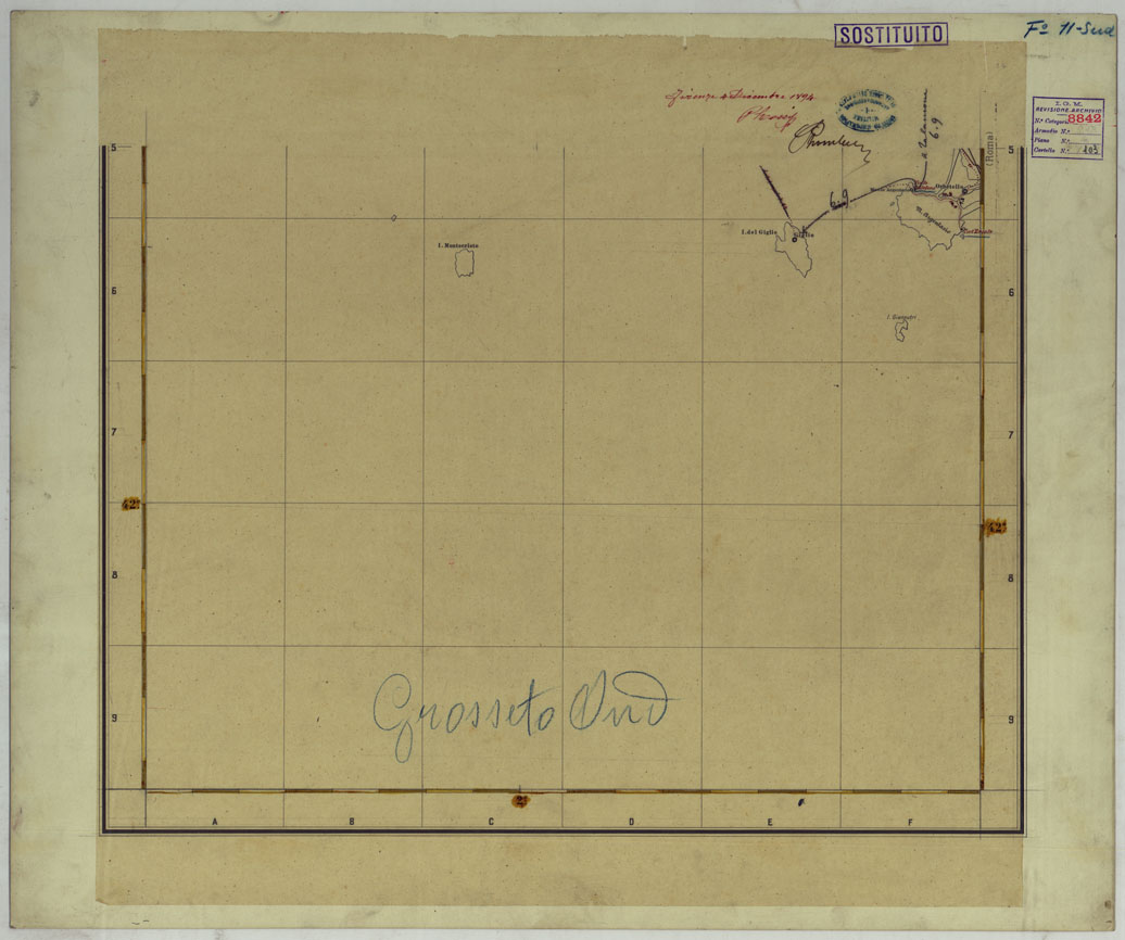 (N:25471) CARTA ITINERARIA MONTATA SU CARTONCINO. (CA008334) Carte e stampe antiche: riproduzione a colori su carta (formato A1)