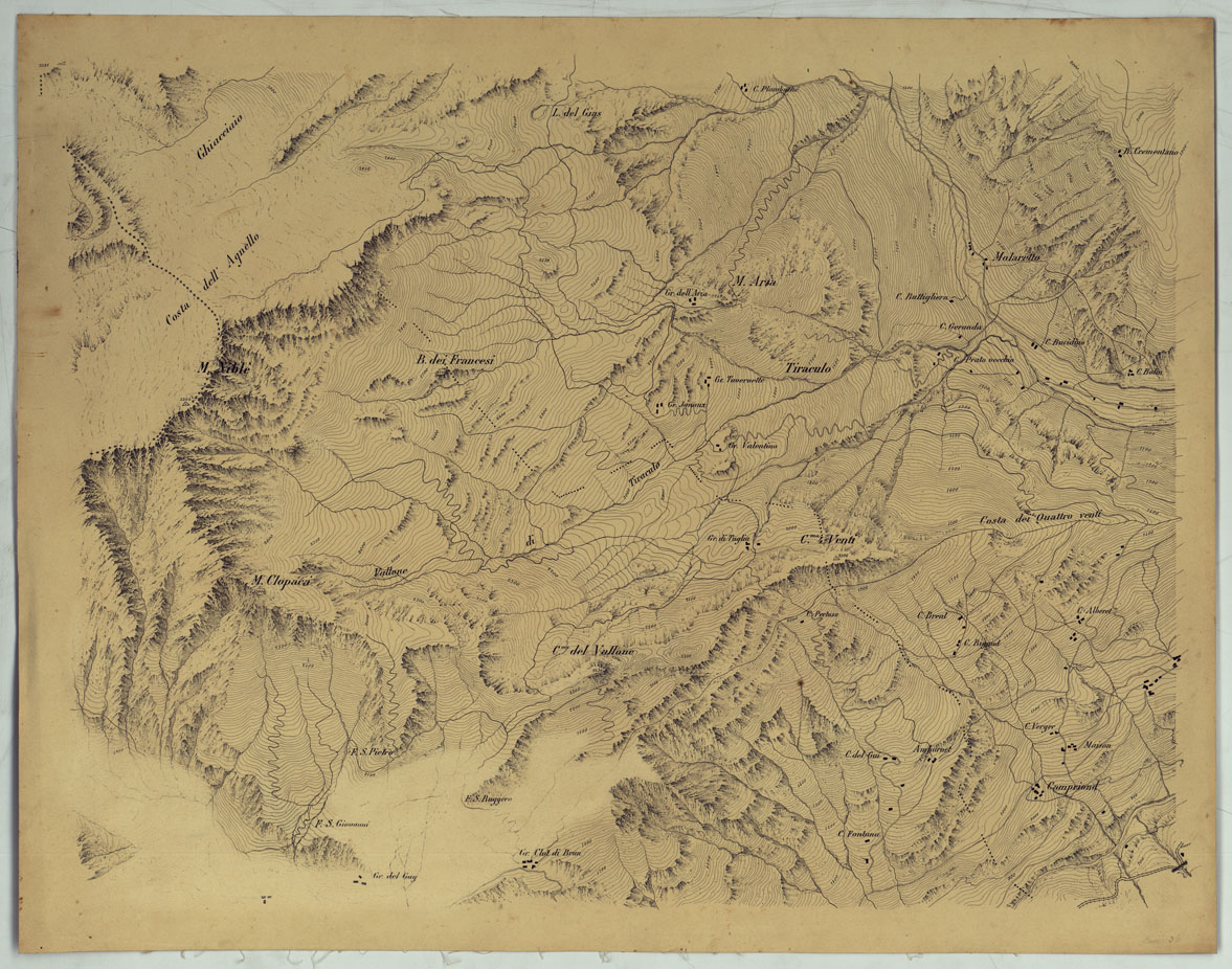 (N:17835) ALCUNE MINUTE MONTATE SU TELA - FOGLIO 4.
 (CA008411) Carte e stampe antiche: riproduzione a colori su carta (formato A1)
