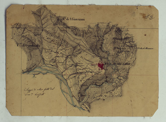 (N:15967) TERRITORIO DELLA CONTEA DI NIZZA - TAVOLA 65 VILLAR DEL VARO. AGGIORNAMENTO. (CA008504) Carte e stampe antiche: riproduzione a colori su carta (formato A1)