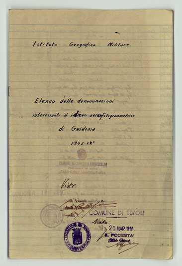 (N:25524) AEREOPORTO A. BARBIERI DI GUIDONIA - DOCUMENTI - MONOGRAFIE DEI PUNTI D'APPOGGIO (CA008686, CA008687, CA008688, CA008689, CA008690, CA008691, CA008692, CA008693, CA008694, CA008695, CA008696, CA008697, CA008698, CA008699, CA008700, CA008701, CA008702, CA008703, CA008704, CA008705, CA008706, CA008707, CA008708, CA008709, CA008710, CA008711, CA008712, CA008713) Carte e stampe antiche: riproduzione a colori su carta (formato A1)