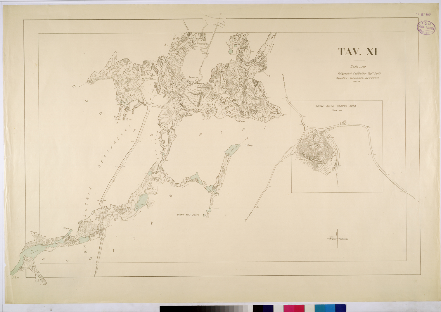 (N:26076) TARTARO - TAVOLA XI. (CA009280) Carte e stampe antiche: riproduzione a colori su carta (formato A1)