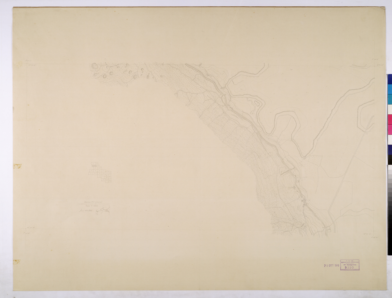 (N:26148) GROTTE DI POSTUMIA - FOGLIO 2. (CA009357) Carte e stampe antiche: riproduzione a colori su carta (formato A1)