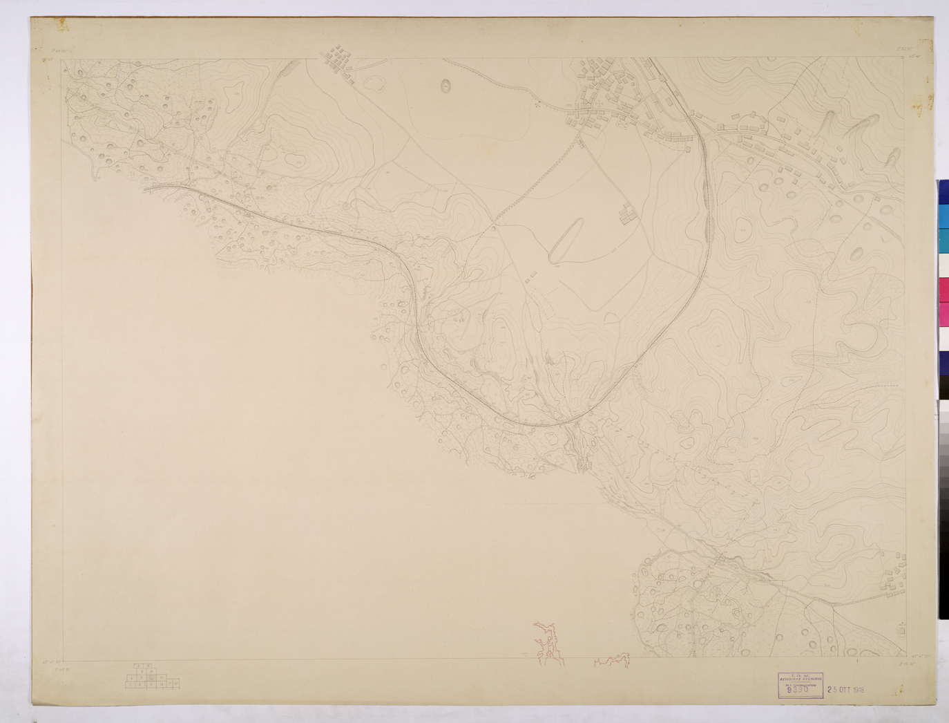 (N:26152) GROTTE DI POSTUMIA - FOGLIO 6. (CA009361) Carte e stampe antiche: riproduzione a colori su carta (formato A1)