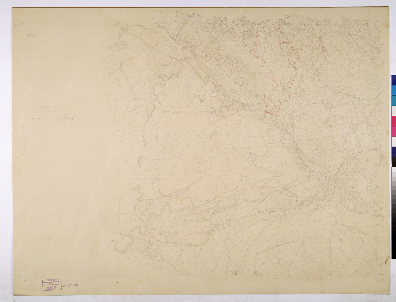 (N:26153) GROTTE DI POSTUMIA - FOGLIO 7. (CA009362) Carte e stampe antiche: riproduzione a colori su carta (formato A1)