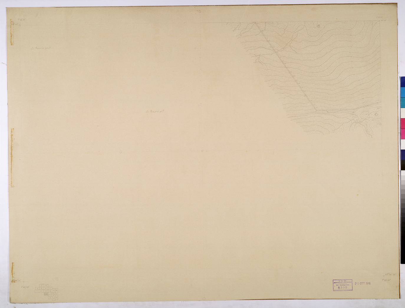 (N:26156) GROTTE DI POSTUMIA - FOGLIO 10. (CA009365) Carte e stampe antiche: riproduzione a colori su carta (formato A1)