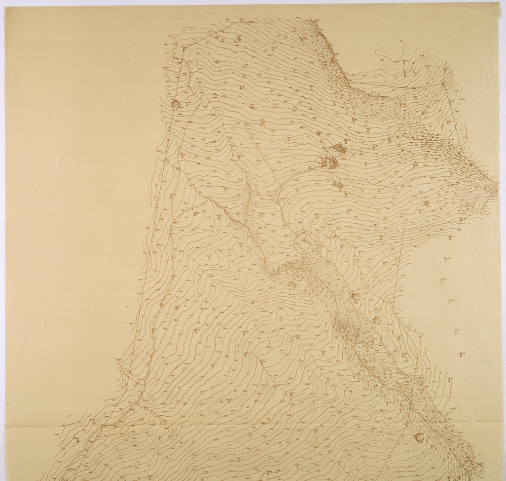 (N:26265) RILIEVO PEL IL COSTRUENDO VILLAGGIO SANATORIALE IN PALENA NELLA LOCALITA' PAGLIARELLA E POSTA FABIANO - PARTE 1-2 (CA009480, CA009481) Carte e stampe antiche: riproduzione a colori su carta (formato A1)