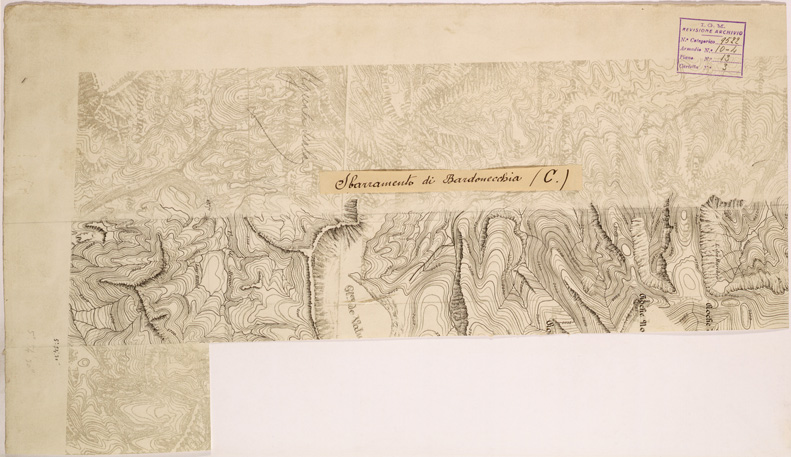 (N:28075) BARDONECCHIA - SPEZZONE C. (SE001827) Carte e stampe antiche: riproduzione a colori su carta (formato A2)