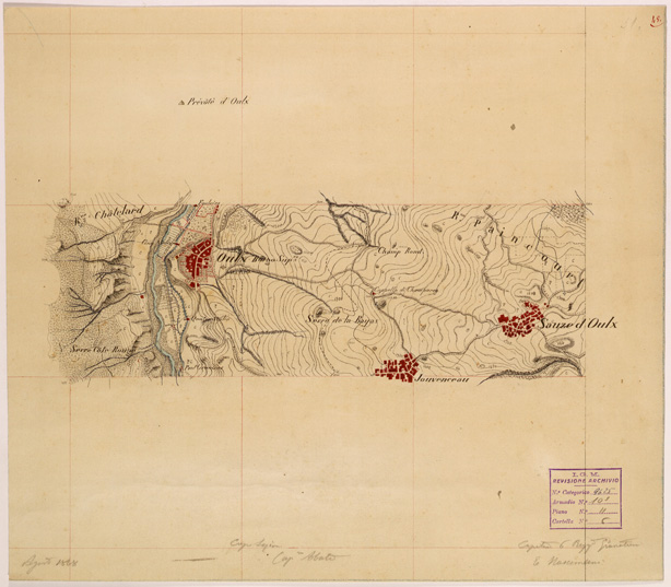 (N:28217) VALLE DORIA E BARDONECCHIA - FOGLIO 48 (SE001916) Carte e stampe antiche: riproduzione a colori su carta (formato A2)