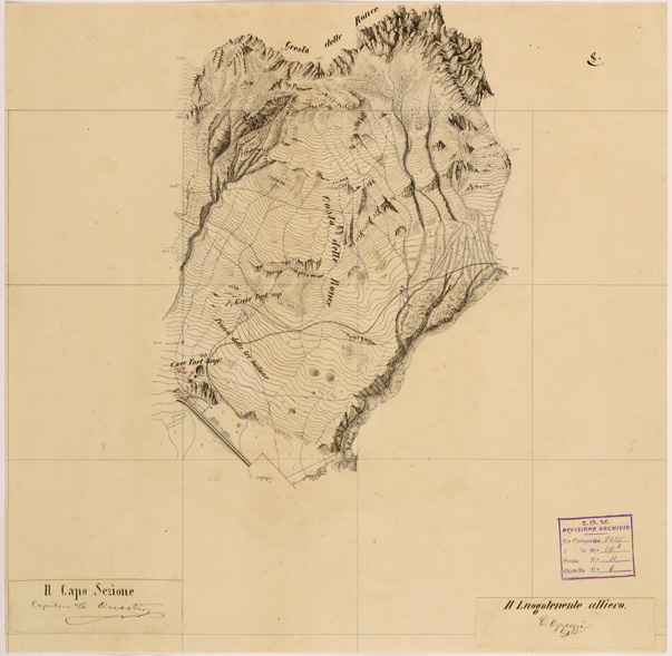 (N:28238) VALLE DORIA ( MONCENISIO - NOVALESA - VALLETTE - PELVO ) - FOGLIO 08 (SE001929) Carte e stampe antiche: riproduzione a colori su carta (formato A2)