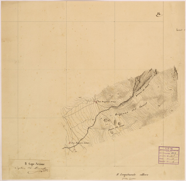 (N:28244) VALLE DORIA ( MONCENISIO - NOVALESA - VALLETTE - PELVO ) - FOGLIO 14 (SE001935) Carte e stampe antiche: riproduzione a colori su carta (formato A2)