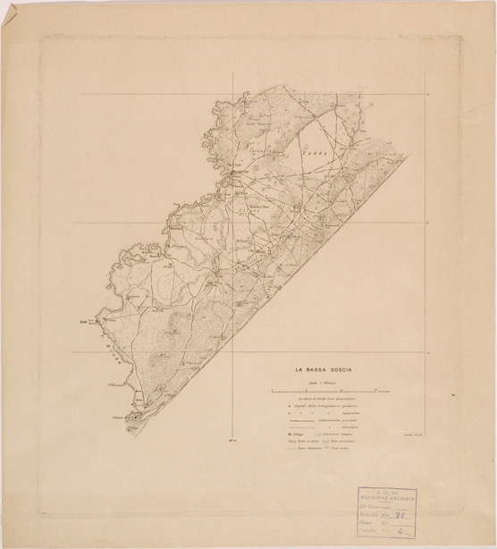 (N:28144) LA BASSA GOSCIA (SE002044) Carte e stampe antiche: riproduzione a colori su carta (formato A2)