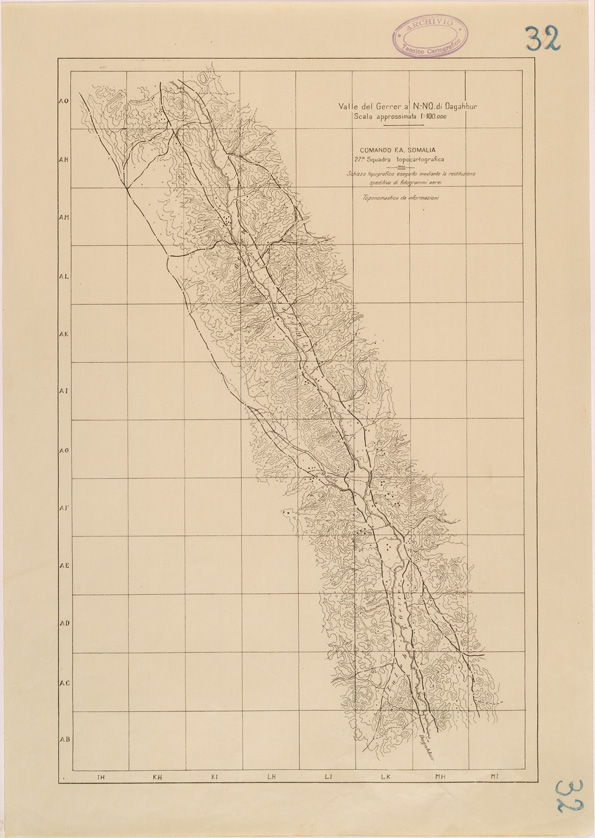 (N:28275) VALLE DEL GERRER  A N-NO DI DAGAHBUR (SE002109) Carte e stampe antiche: riproduzione a colori su carta (formato A2)