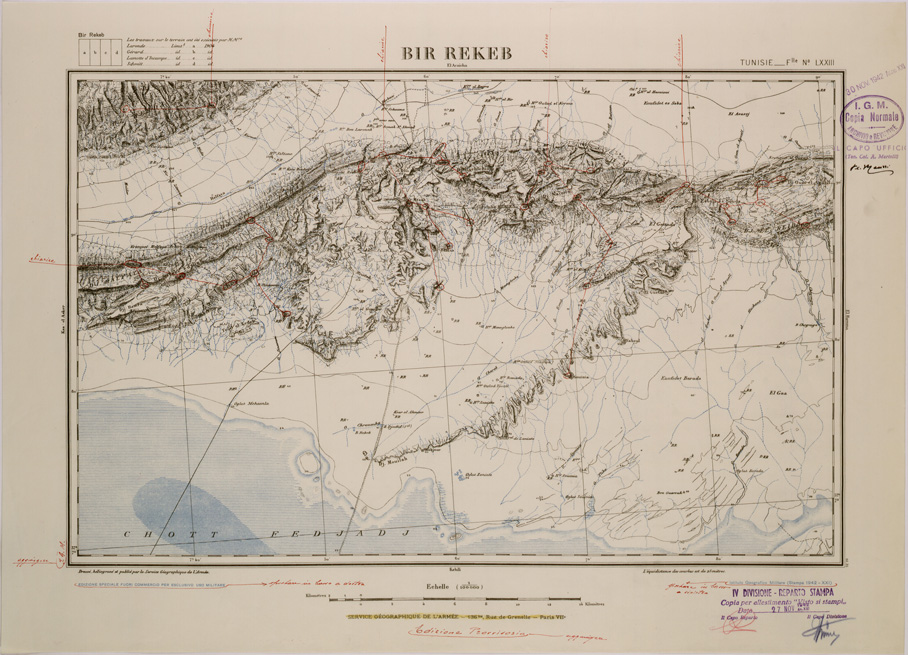 (N:28959) BIR REKEB - FOGLIO LXXIII. (SE002769) Carte e stampe antiche: riproduzione a colori su carta (formato A2)