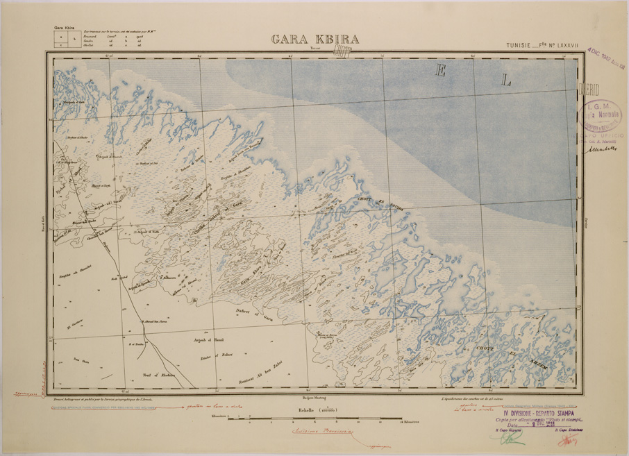 (N:28972) GARA KBIRA - FOGLIO LXXXVII. (SE002782) Carte e stampe antiche: riproduzione a colori su carta (formato A2)