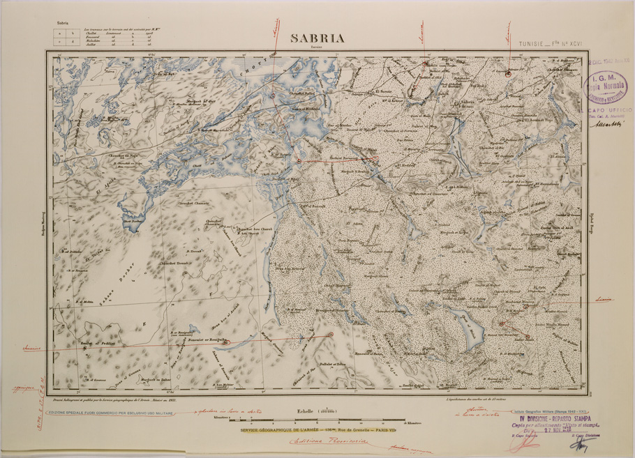 (N:28981) SABRIA - FOGLIO XCVI. (SE002791) Carte e stampe antiche: riproduzione a colori su carta (formato A2)