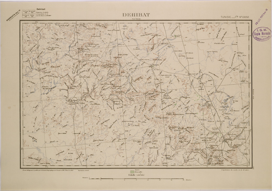 (N:29109) DEHIBAT - FOGLIO XXXVI. (SE002888) Carte e stampe antiche: riproduzione a colori su carta (formato A2)