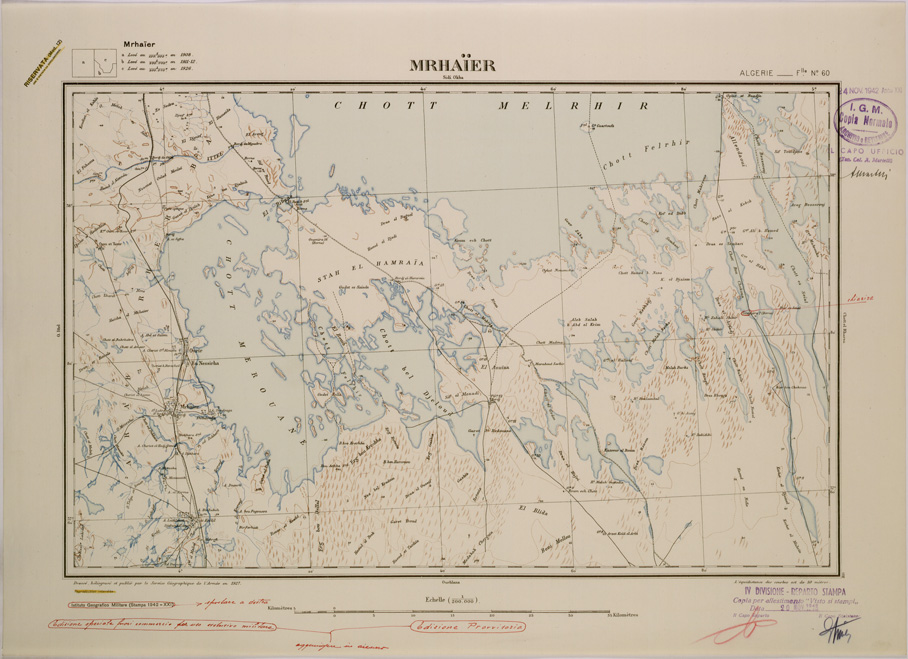 (N:29139) ALGERIA MRHAIER FOGLIO 60 (SE002910) Carte e stampe antiche: riproduzione a colori su carta (formato A2)