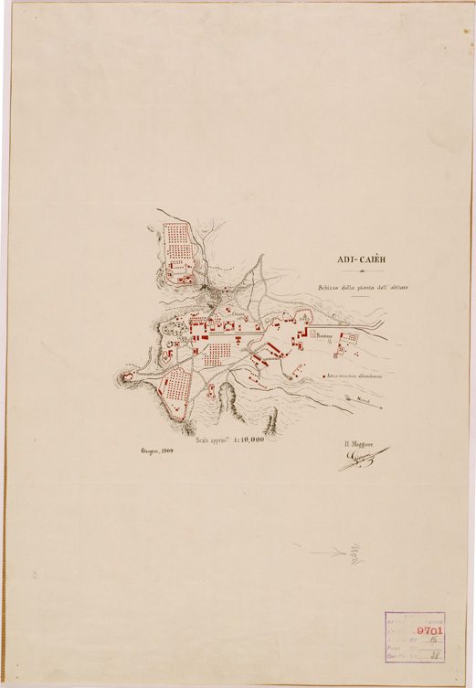 (N:29922) ADI CAIEH (SE003787) Carte e stampe antiche: riproduzione a colori su carta (formato A2)