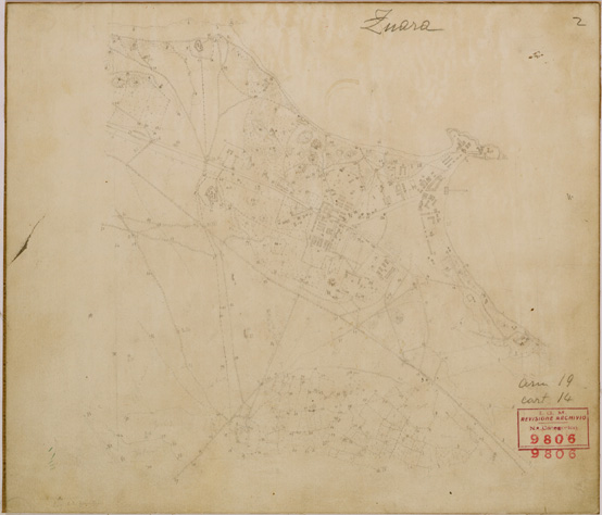 (N:30444) ZUARA FOGLIO 2 (SE004157) Carte e stampe antiche: riproduzione a colori su carta (formato A2)
