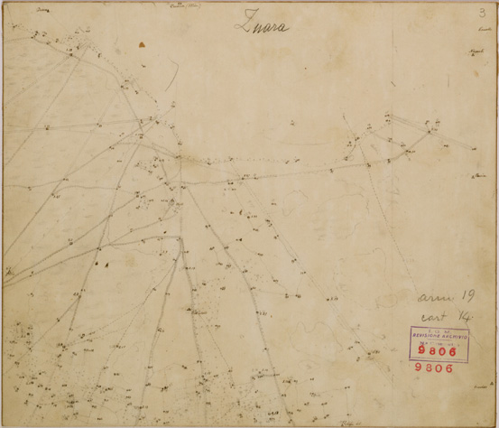(N:30459) ZUARA FOGLIO 3 (SE004158) Carte e stampe antiche: riproduzione a colori su carta (formato A2)