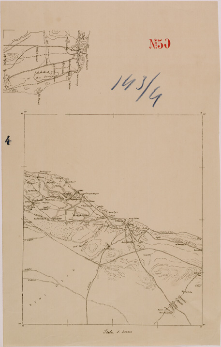 (N:30353) TRIPOLITANIA - FOGLIO 4. (SE004383) Carte e stampe antiche: riproduzione a colori su carta (formato A2)