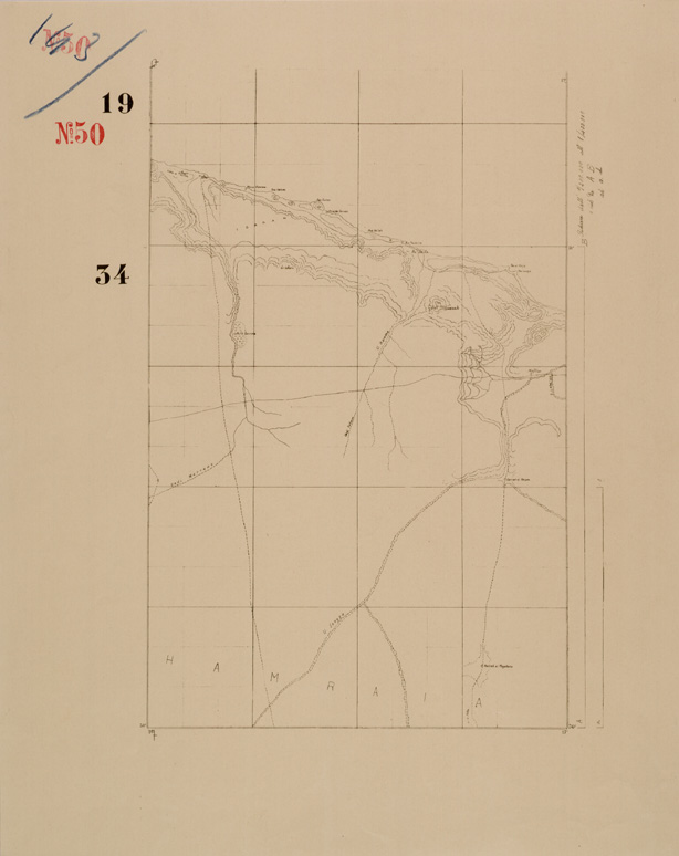 (N:30358) TRIPOLITANIA - FOGLIO 19. (SE004388) Carte e stampe antiche: riproduzione a colori su carta (formato A2)