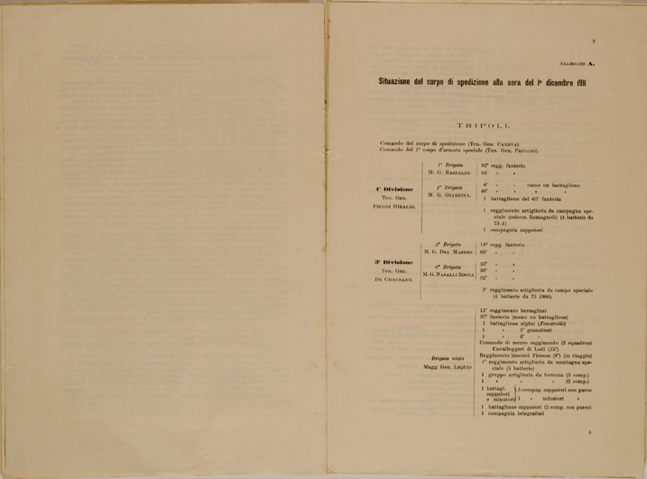 (N:30615) SPEDIZIONE IN TRIPOLITANIA ED IN CIRENAICA - BOLLETTINO N. 5 P. 9. (SE004631) Carte e stampe antiche: riproduzione a colori su carta (formato A2)