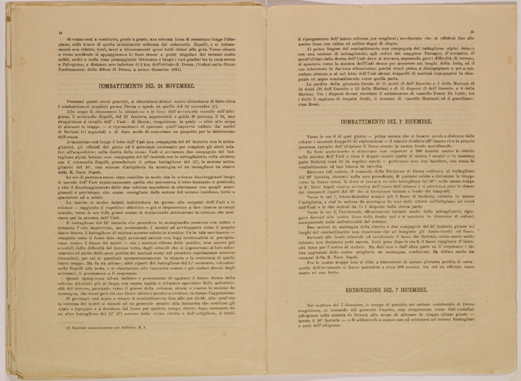 (N:30647) SPEDIZIONE IN TRIPOLITANIA ED IN CIRENAICA - BOLLETTINO N. 7 P. 10-11. (SE004663) Carte e stampe antiche: riproduzione a colori su carta (formato A2)