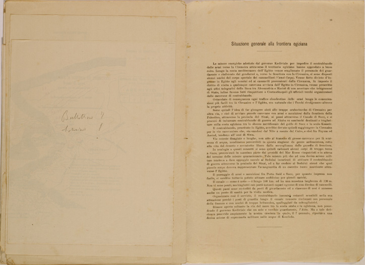 (N:30653) SPEDIZIONE IN TRIPOLITANIA ED IN CIRENAICA - BOLLETTINO N. 7 P. 15. (SE004669) Carte e stampe antiche: riproduzione a colori su carta (formato A2)