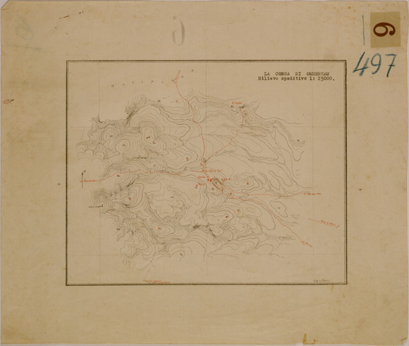 (N:31172) LA CONCA DI OMMERZEM (SE005096) Carte e stampe antiche: riproduzione a colori su carta (formato A2)