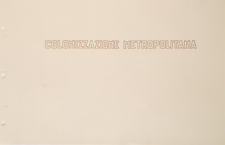(N:31691) COLONIZZAZIONE METROPOLITANA (SE005843) Carte e stampe antiche: riproduzione a colori su carta (formato A2)