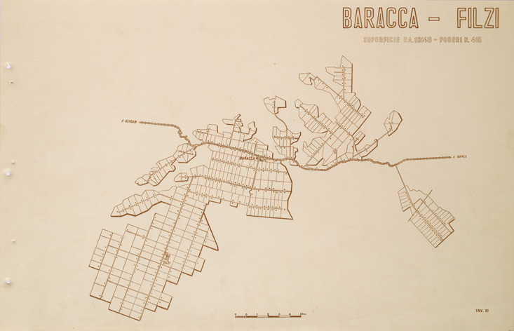 (N:31696) ENTE PER LA COLONIZZAZIONE DELLA LIBIA - TAVOLA XI - BARACCA - FILZI. (SE005848) Carte e stampe antiche: riproduzione a colori su carta (formato A2)