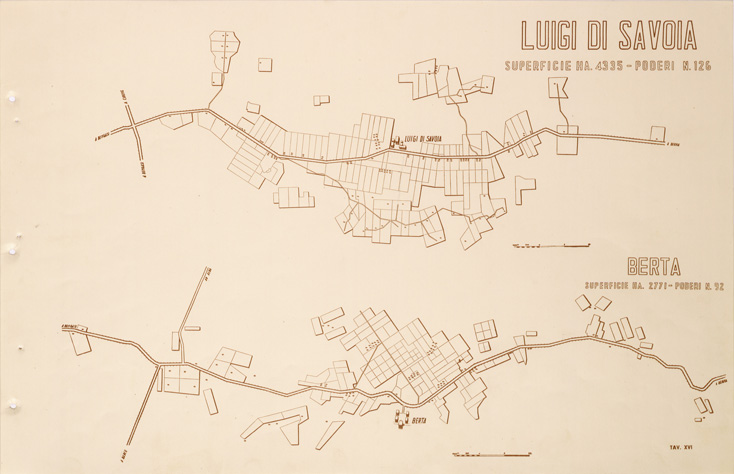 (N:31701) ENTE PER LA COLONIZZAZIONE DELLA LIBIA - TAVOLA XVI - LUIGI DI SAVOIA - BERTA. (SE005853) Carte e stampe antiche: riproduzione a colori su carta (formato A2)