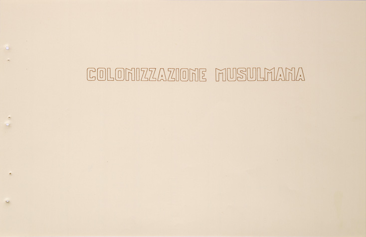 (N:31729) ENTE PER LA COLONIZZAZIONE DELLA LIBIA - COLONIZZAZIONE MUSULMANA (SE005880) Carte e stampe antiche: riproduzione a colori su carta (formato A2)