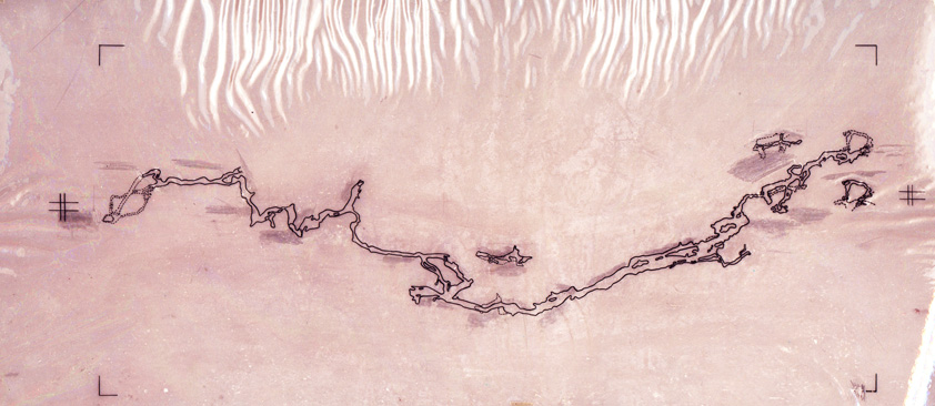 (N:33607) GROTTA DI CASTELCIVITA O DI CONTRONE - PLANIMETRIA (SE007803) Carte e stampe antiche: riproduzione a colori su carta (formato A2)