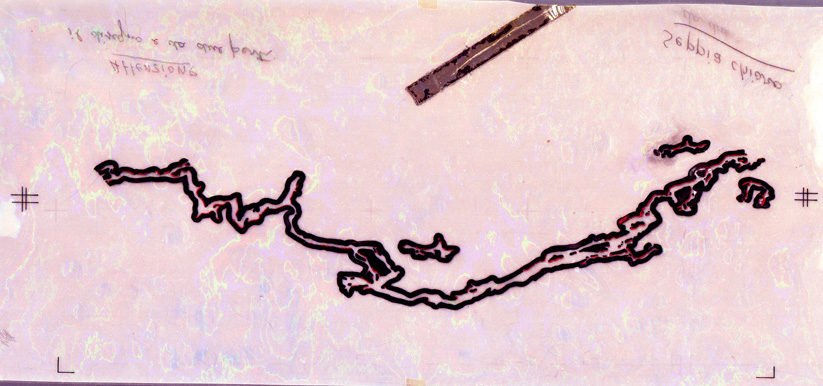 (N:33609) GROTTA DI CASTELCIVITA O DI CONTRONE - FONDO TERRA (SE007805) Carte e stampe antiche: riproduzione a colori su carta (formato A2)