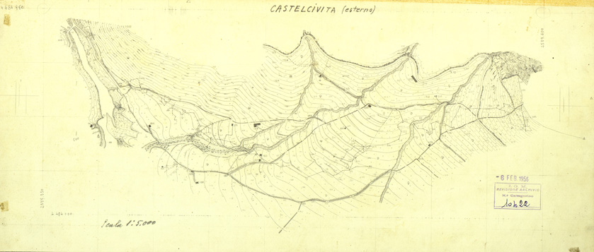 (N:33610) GROTTA DI CASTELCIVITA - ESTERNO (SE007806) Carte e stampe antiche: riproduzione a colori su carta (formato A2)