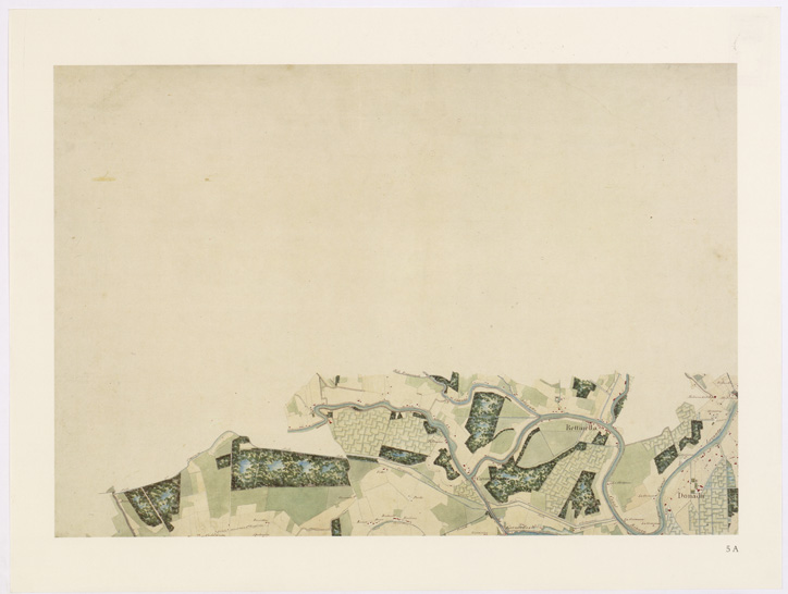 (N:15883) UNA CARTA DEL FERRARESE DEL 1814 - Tavola 5 A (B0002319) Carte e stampe antiche: riproduzione a colori su carta (formato A2)