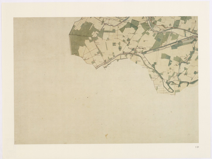 (N:15919) UNA CARTA DEL FERRARESE DEL 1814 - Tavola 1 D (B0002334) Carte e stampe antiche: riproduzione a colori su carta (formato A2)