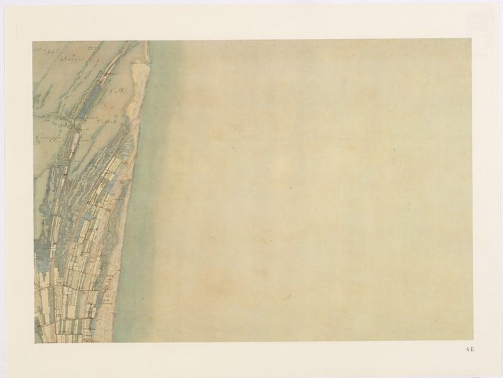 (N:15626) UNA CARTA DEL FERRARESE DEL 1814 - Tavola 6 E (B0002345) Carte e stampe antiche: riproduzione a colori su carta (formato A2)