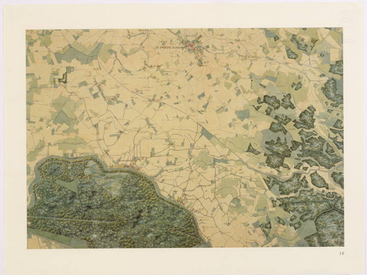 (N:15899) UNA CARTA DEL FERRARESE DEL 1814 - Tavola 3 F (B0002347) Carte e stampe antiche: riproduzione a colori su carta (formato A2)