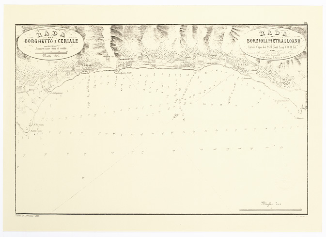 (N:10555) IL CONTRIBUTO SCIENTIFICO DELLA CARTOGRAFIA NAUTICA DELLA LIGURIA - Foglio 12 (B0003002) Carte e stampe antiche: riproduzione a colori su carta (formato A2)