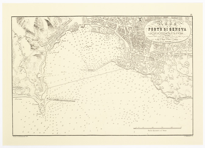 (N:10559) IL CONTRIBUTO SCIENTIFICO DELLA CARTOGRAFIA NAUTICA DELLA LIGURIA - Foglio 16 (B0003006) Carte e stampe antiche: riproduzione a colori su carta (formato A2)